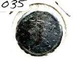 1853 Braided Hair Large Cent AG - Dark