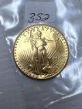 1986 $50 Gold Piece Roman Numeraled