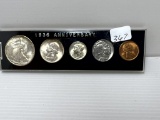 1936 Anniversary Set All Coins are AU/BU Lightly Toned
