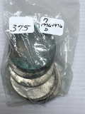 7-1976D Types ! & II Eisenhower Dollar -XF/ AU - Corroded