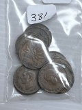 12-1940's Canadian Small Cents