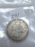 1885? Newfoundland Silver 50 Cent Piece - AG
