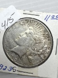 1923S Silver Peace Dollar - VF