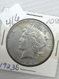 1923S Silver Peace Dollar - VF