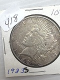 1923S Silver Peace Dollar - XF