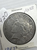 1923S Silver Peace Dollar - XF