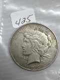 1926D  Silver Peace Dollar - VF+/XF