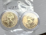 2-JFK Golden Dollars - BU