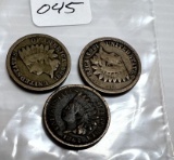 1862 Indian Head Cent, CN - G/G+; x's the Bid