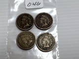 1863 Indian Head Cent, CN - AG/VG; x's the Bid