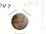 1864 Indian Head Cent, CU - AG