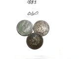 3-1883 Indian Head Cent -AG/G