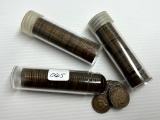 1900's Indian Head Cent Rolls of 50 - Average Circulated; x's the Bid
