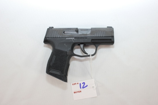 Sig Sauer P365-BXR3 9mm Double Action Semi-Automatic Pistol w/3.1" BBL,2-10 Rd. Magazines, and Facto