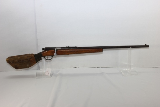 Springfield by Stevens Arms Co. Model 83 .22 S/L/LR Single Shot Bolt Action Rifle w/Broken Stock; SN