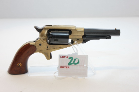 CVA .36 Cal. Muzzle-Loading 5-Shot Single Action Revolver w/3-1/2" Octagon BBL and Brass Frame and H