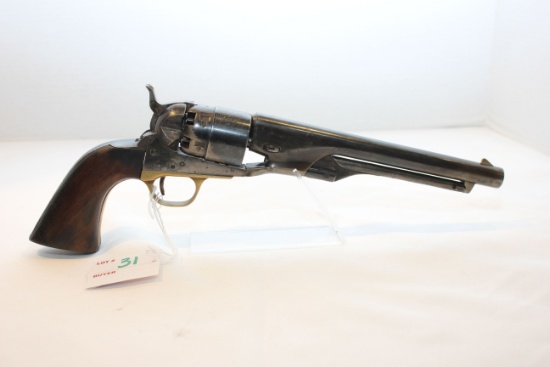 Unknown Mfr. Replica of Colt New Model Army 6-Shot Muzzle Loading Revolver w/8" Round BBL, Scrolled