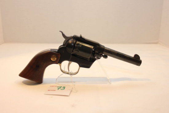 High Standard Durango Model W-105 .22 LR 9-Shot Double Action Revolver w/4-1/2" BBL, Nickel Handle,