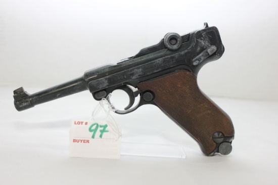 Erma Model LA22 .22 LR Semi-Automatic Pistol w/Checkered Walnut Grips and 10-Rd. Magazine; Made in G
