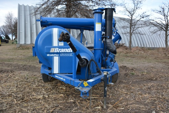 Brandt 5000 EX Grain Vac, Bad Gear Box, Selling As Is, SN: 79578