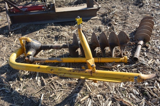 Danuser Post Hole Digger, 18" and 12" Bit, With Extension