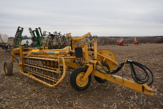 Vermeer R23A Twin Basket V Rake, Hydraulic Driven Baskets, Adjustable Width, Good Tires, Minimal Usa