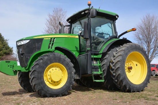 2013 John Deere 7260R, MFWD, 2670 Hours, 540/1000pto, 4 SCV'S, 3pt With Quick Hitch, Michelin 480/80