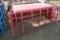 1 Sided Creep Feeder, Poly Floor, Red In Color, Good Shape