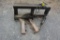 Tree Puller For Skidloader, Shop Made, Heavy Duty, With Cylinder