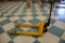 Pallet Jack, Yellow, Good Shape