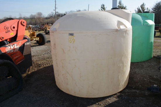 Water Tank, White, Approx. 1650 Gallon