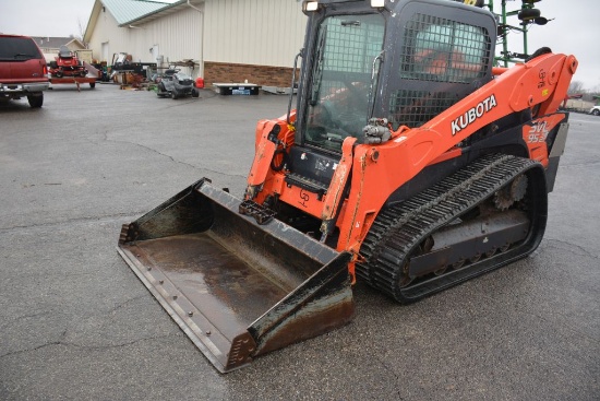 2016 Kubota SVL 95 Skidloader, 1850 Hours, 850 Hours On New Kubota Instated Engine, 150 Hours On Tra