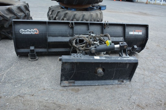 Garfield Switchblade Front Blade For Skidloader, SWB09, Left and Right Swing With Tilt, LIKE NEW, SN