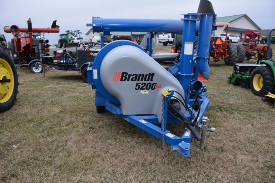 Brandt 5200ex Grain Vac, Small 1000 pto, All Hosing Attachments Included, 30 Hours, Like New, SN:141