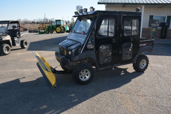 2010? Kawasaki Mule 4010, 4x4, 709 Hours, Power Steering, Fuel Injection, Hard Cab, Soft and Hard Do