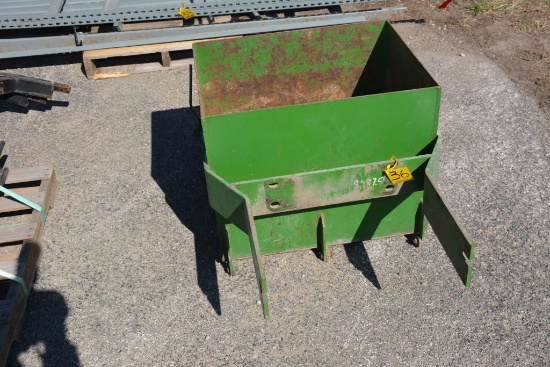 John Deere Green Rock Box, Trap Door On Bottom, Off of JD 4455