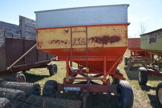 Kory Gravity Wagon, 210bu, Good Tires, Good Running Gear, Has Extension
