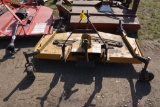Yellow 6' Finish Mower, 3pt, 540pto, Gauge Wheels