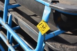 Steel and Plastic Lined Feed Bunks, Blue, 4x Money