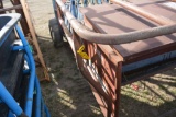 1 Sided Creep Feeder, Poly Floor, Red In Color, Good Shape