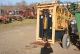 Older Foremost 150 Portable Livestock Chute, A-25T Auto Head gate, Palpation Cage