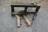 Tree Puller For Skidloader, Shop Made, Heavy Duty, With Cylinder