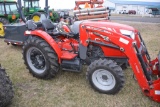 2014 Massey Ferguson 1734E, MFWD, 449 Hours, Hydrostat, 540pto, 3pt, Rear Wheel Weights, Open Statio