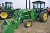 John Deere 4430 Tractor, 2scv's, 8 Speed Power Shift, 3pt, 540pto, Shows 8748 Hours, 3 Set of Outer