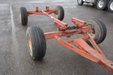 Red NH3 Running Gear, Good Tires, King Pin Front Axle Style