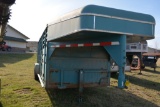 2002 Circle D Livestock Trailer, 22', 7' Wide, Good Floor, Some Surface Rust, 16