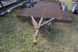 10' Low Boy Trailer, Steel Mesh Floor, Ramp, 15
