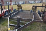 Spray Coupe Trailer, Homemade, 16', With Ramps and Lights, 235 65 R16 Tires, Good Condition, NO TITL
