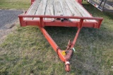 1991 Eagle 16' Flatbed Trailer, 2 year Old st225 75 R 15 Tires, Wood Floor, 2