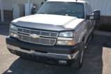 2006 Chevy 2500HD, Duramax, 4x4, Auto Trans, Gold In Color, 90625 Miles, Leather Interior, Dual Clim